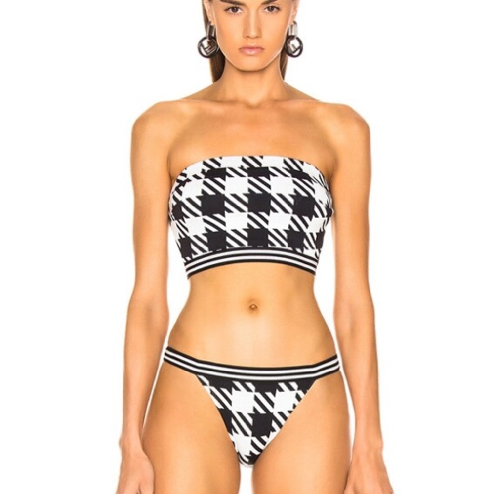 Solid & Striped Black and White Blouse